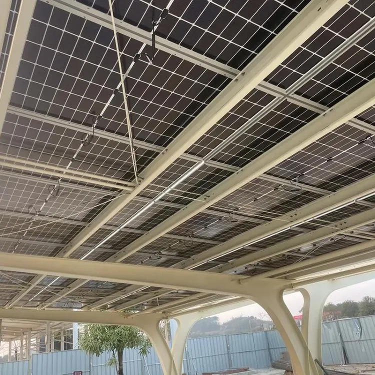Düz damlı Fotovoltaik Carport